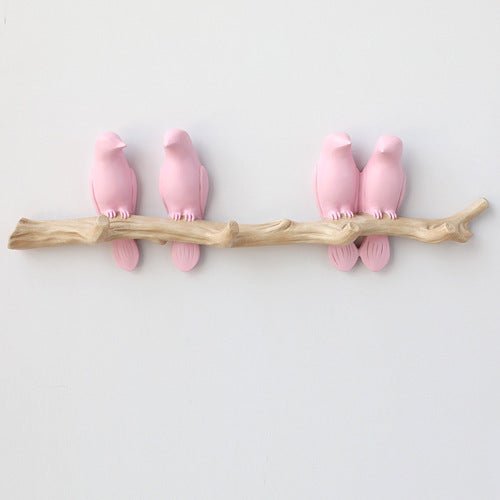 Decoratieve Wandhaak met Vogelontwerp – Harskunst voor Hal, Slaapkamer en Badkamer – Stijlvolle Opbergoplossing met Natuurlijke Charme