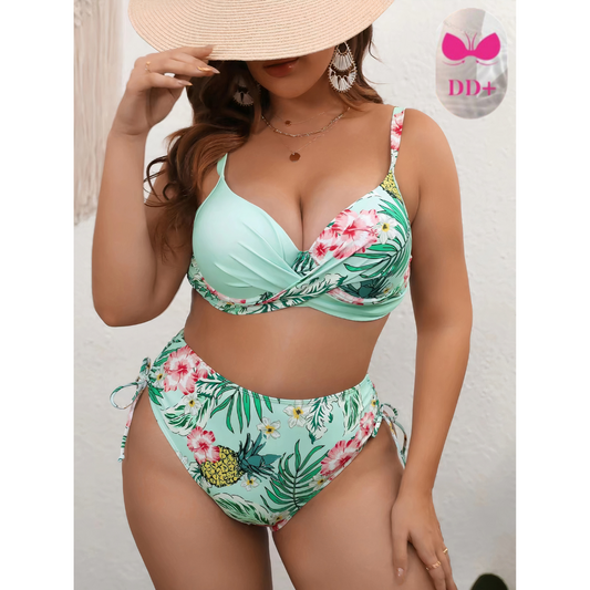 Fiorito Badpak voor Dames - Oversized Bloemen Bikini - StudioMarella