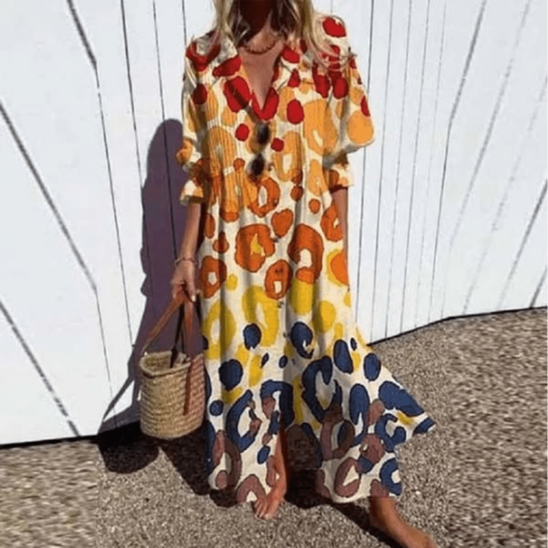 Dames Boho Jurk Losse Pasvorm