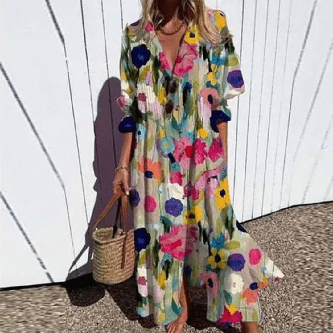 Dames Boho Jurk Losse Pasvorm - StudioMarella