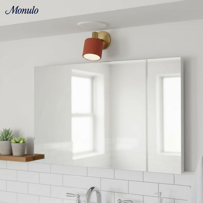 Keramische Ronde Wandlamp Wit Minimalistisch Flush Mount Verlichting voor Hal en Gang