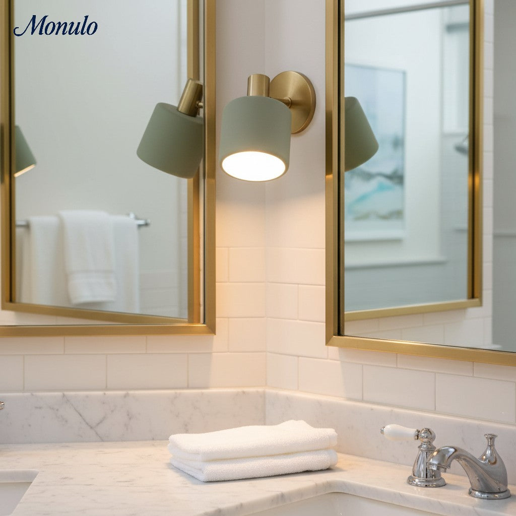 Keramische Ronde Wandlamp Wit Minimalistisch Flush Mount Verlichting voor Hal en Gang