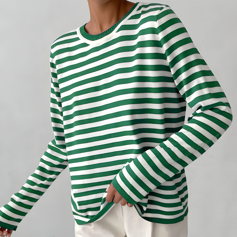 Dames Truitje Gestreept Zomerjurk Casual Kleding