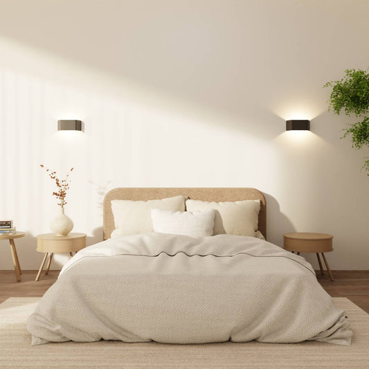 Moderne wandlamp met warm 2700k licht en ip54 bescherming voor binnen en buiten