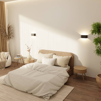 Moderne wandlamp met warm 2700k licht en ip54 bescherming voor binnen en buiten