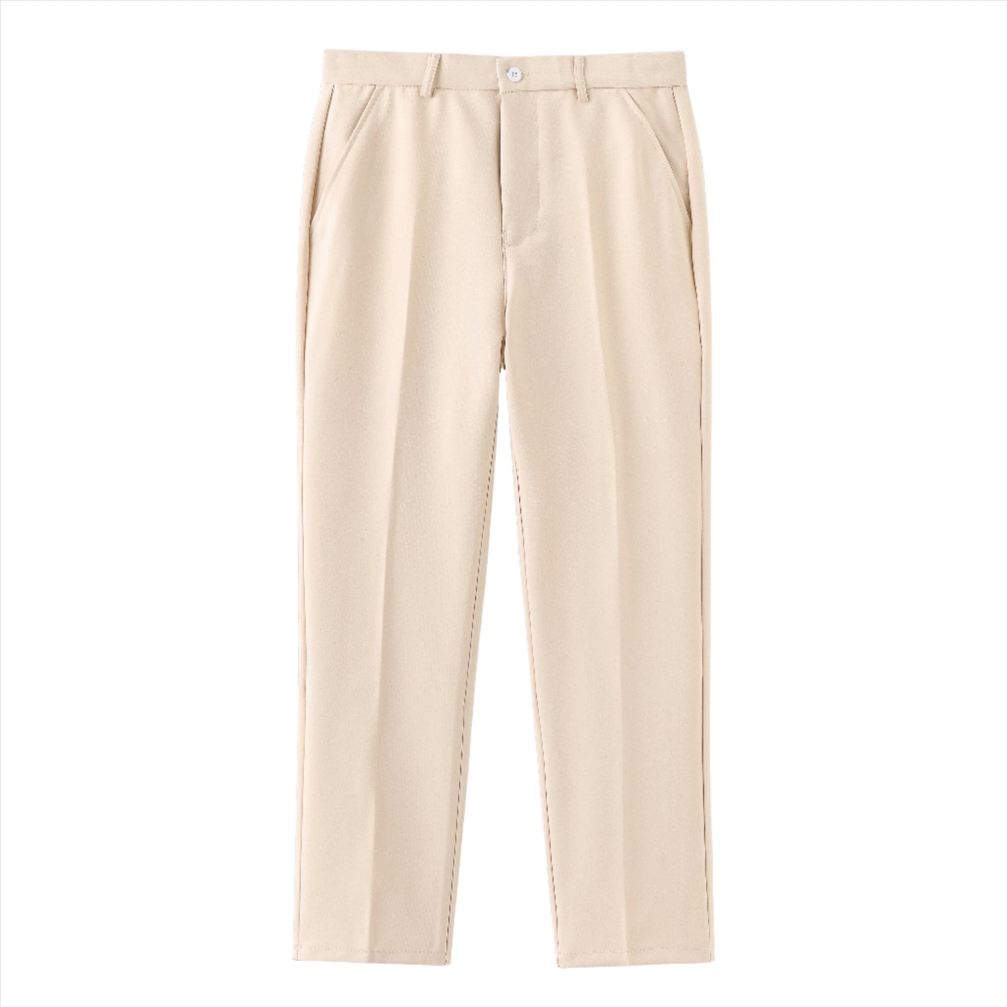 Oneal | Stretch pantalon in de kleur Beige voor heren in Formal stijl geschikt voor alle seizoenen.