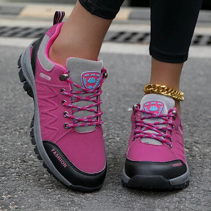 Dames Outdoorschoenen Waterdicht Ademend Hoog Comfort Antislip Wandelschoeisel voor Outdoor Avonturen