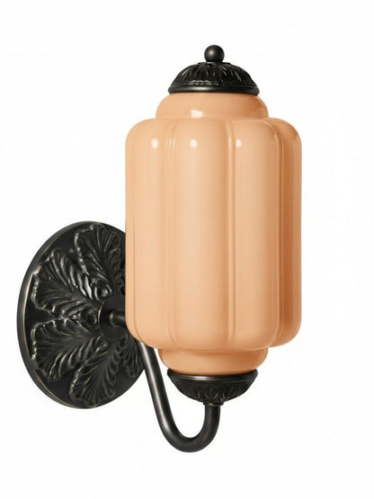 Melkglazen Wandlamp Eloise voor Hal en Slaapkamer | Vintage Wandverlichting met Melkwit Glas
