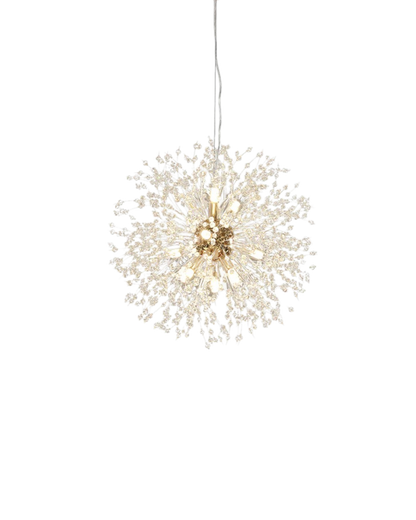 Stervormige Kroonluchter met Metalen Takken Goud Zilver voor Woonkamer Eetkamer Modern Interieur Hanglamp Plafondverlichting 40-60cm