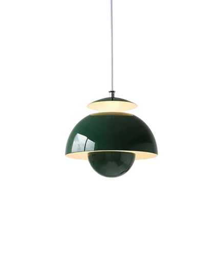 Minimalistische Hanglamp Wit Rond Design Scandinavisch Interieur Eetkamer Slaapkamer Woonkamer Sfeerverlichting