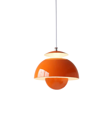 Minimalistische Hanglamp Wit Rond Design Scandinavisch Interieur Eetkamer Slaapkamer Woonkamer Sfeerverlichting