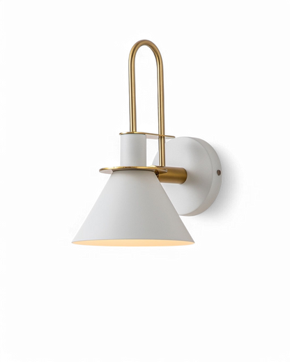 Moderne wandlamp van travertin en hout met warm wit licht – minimalistische design muurlamp voor woonkamer en slaapkamer