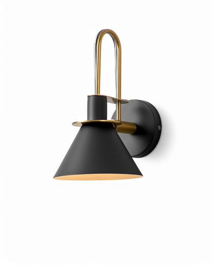 Moderne wandlamp van travertin en hout met warm wit licht – minimalistische design muurlamp voor woonkamer en slaapkamer