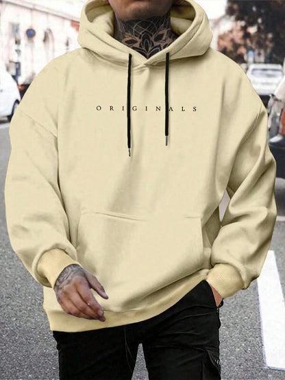 Heren Sweatshirt Met Capuchon Casual Letterdruk - StudioMarella