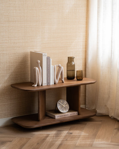 Boekensteun Beeld Set Polyhars Modern Design 27cm Decoratief
