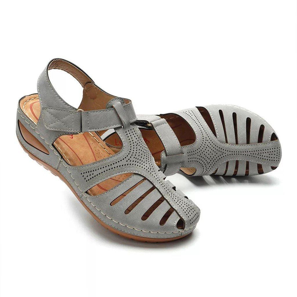 Orthopedische Sandalen Lage Hak Comfortabel Dames