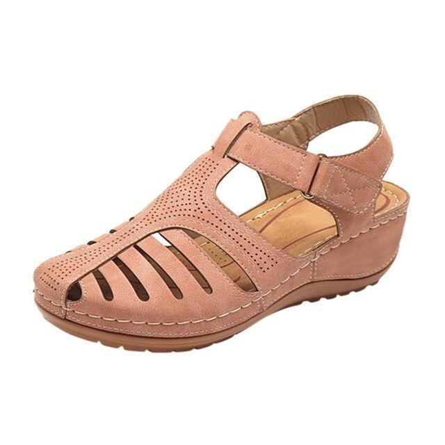 Orthopedische Sandalen Lage Hak Comfortabel Dames