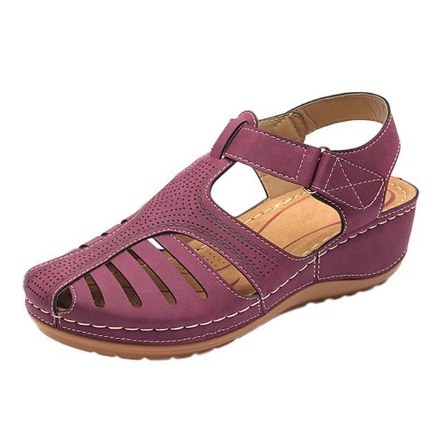 Orthopedische Sandalen Lage Hak Comfortabel Dames