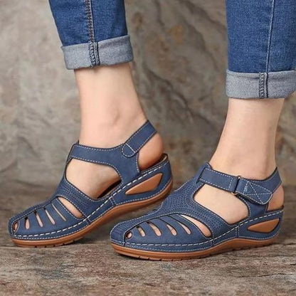 Orthopedische Sandalen Lage Hak Comfortabel Dames