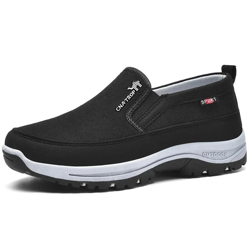 Orthopedische Herenschoenen met Voetgewelfsteun en Schokdemping voor Dagelijks Comfort en Pijnverlichting