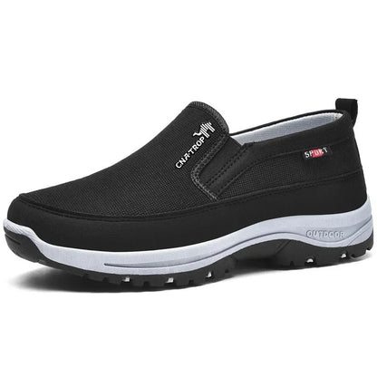 Orthopedische Herenschoenen met Voetgewelfsteun en Schokdemping voor Dagelijks Comfort en Pijnverlichting