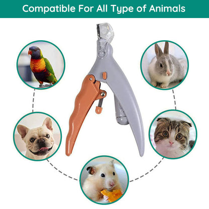 Nagelknipper voor Honden met Geïntegreerde Sensorbeveiliging | Premium RVS Nageltrimmer met Ergonomisch Handvat | Pijnloos Klauwverzorging voor Grote en Kleine Honden | Veilige Nagelschaar Huisdieren
