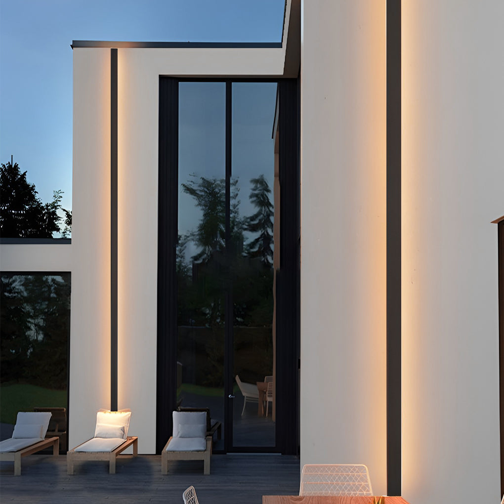 Moderne Waterdichte Lineaire Buiten Wandlamp Met LED En IP65 Bescherming