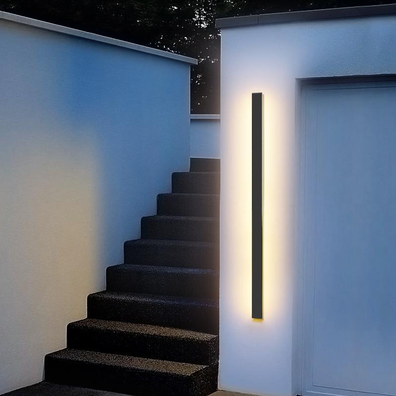 Moderne Waterdichte Lineaire Buiten Wandlamp Met LED En IP65 Bescherming