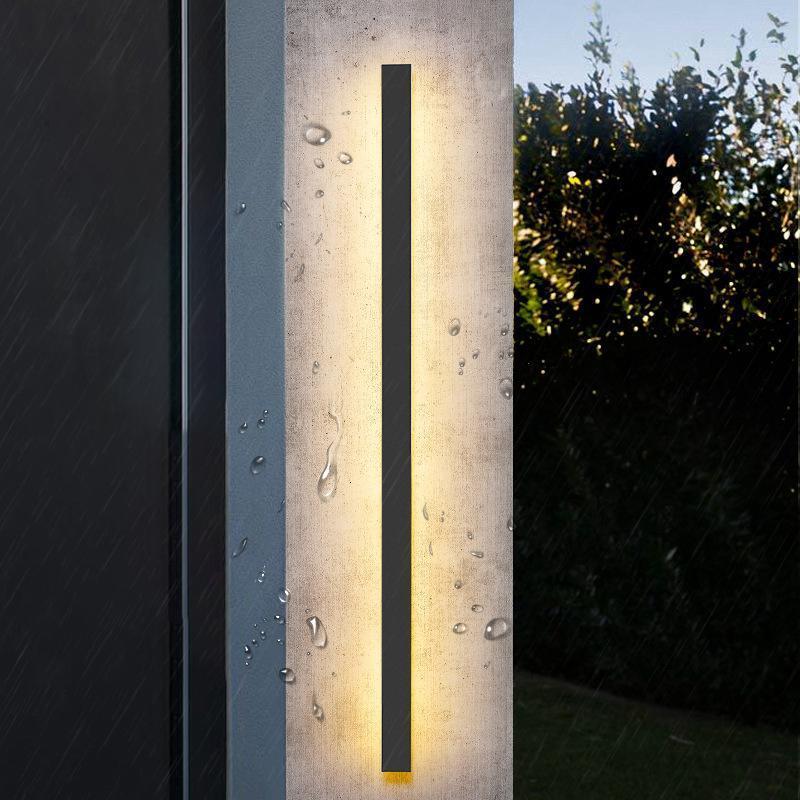 Moderne Waterdichte Lineaire Buiten Wandlamp Met LED En IP65 Bescherming