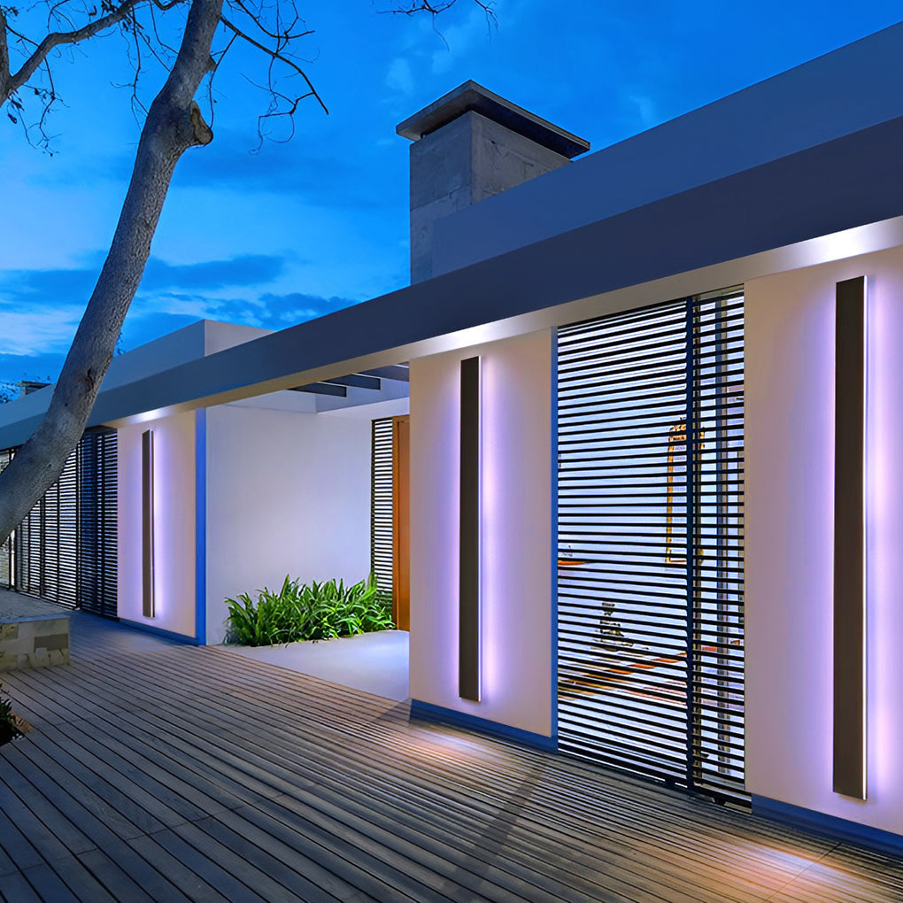 Moderne Waterdichte Lineaire Buiten Wandlamp Met LED En IP65 Bescherming