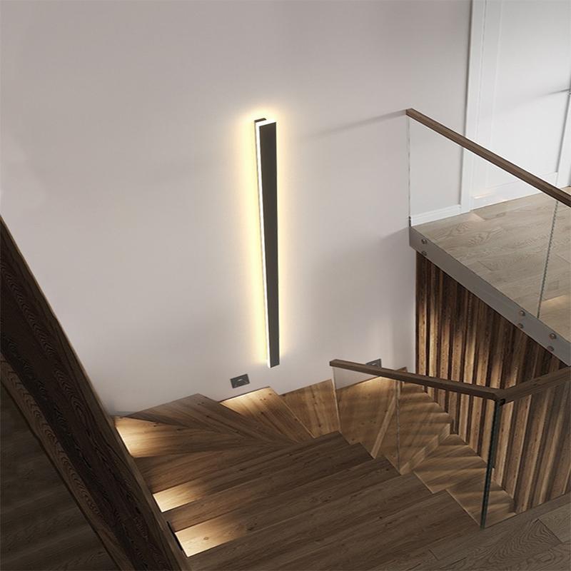 Moderne Waterdichte Lineaire Buiten Wandlamp Met LED En IP65 Bescherming