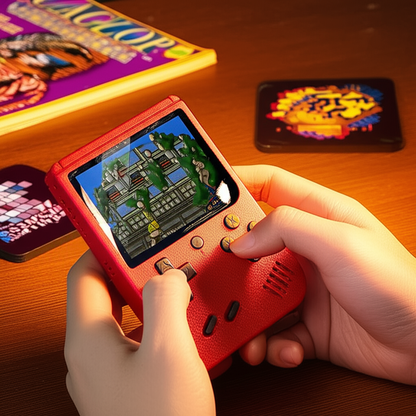 Retro Spelconsole 400 Klassieke Spellen Draagbaar Kids Volwassenen Nostalgisch
