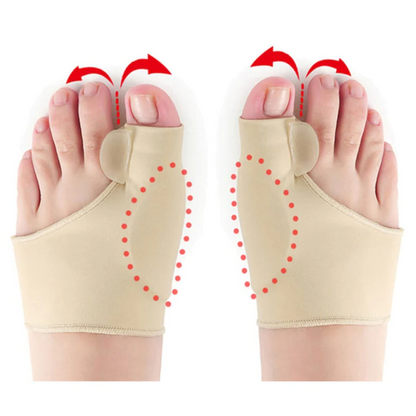 Gel Teenkorrektor met Zachte Geldemping voor Hallux Valgus en Natuurlijke Teenuitlijning