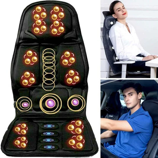 Verwarmbare Massagekussen met 8 Modi voor Rug en Nek – Universeel voor Stoel en Auto