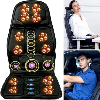 Verwarmbare Massagekussen met 8 Modi voor Rug en Nek – Universeel voor Stoel en Auto