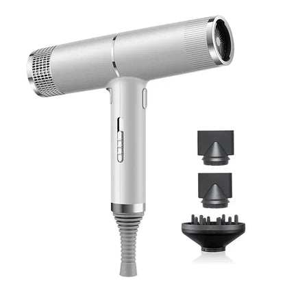 Professionele Haardroger 1100W Lichtgewicht Sneldroogfunctie Zwart Grijs Rood