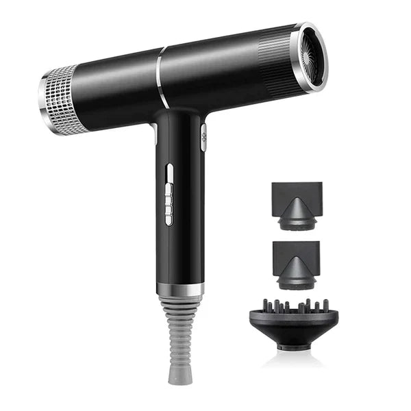 Professionele Haardroger 1100W Lichtgewicht Sneldroogfunctie Zwart Grijs Rood