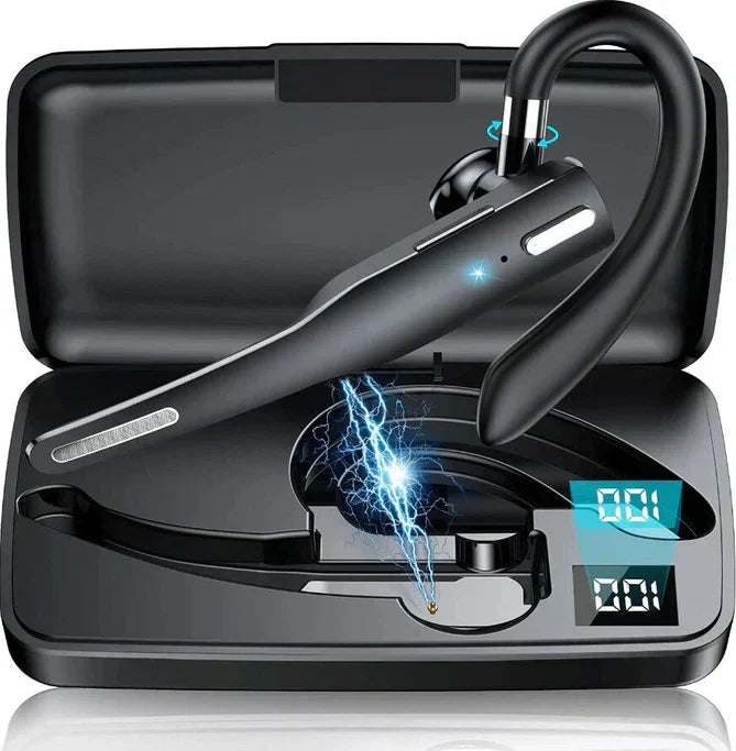 Draadloze Bluetooth Headset met Dubbele Microfoon en Ruisonderdrukking voor Handsfree Bellen
