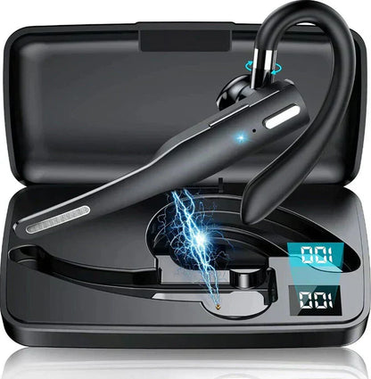 Bluetooth Headset 5.1 Dual Microfoon Ruisonderdrukking 25 Uur Gesprekstijd Draadloos Oortje Handsfree Bellen Truckers Chauffeurs Teams Skype CVC8.0