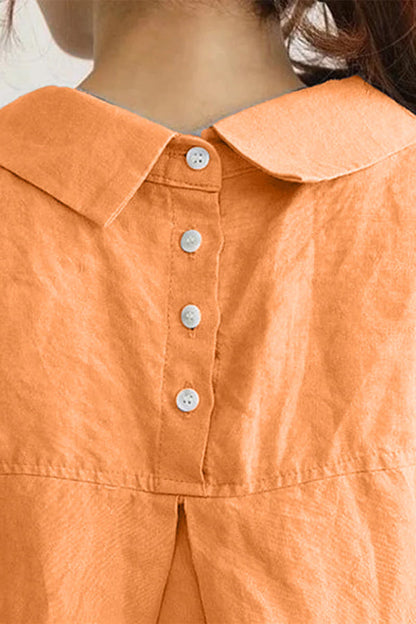 Oversized Linnen Blouse voor Vrouw