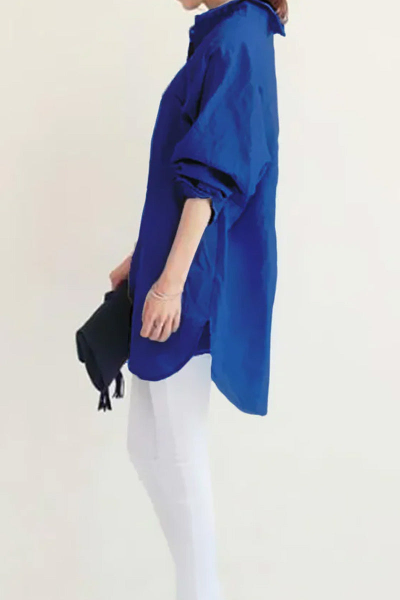Oversized Linnen Overhemd voor Vrouw