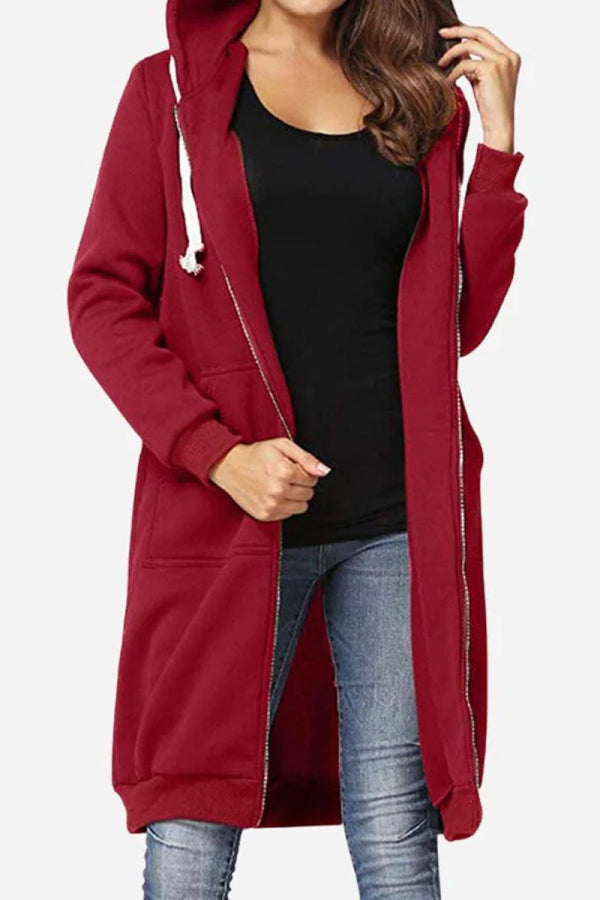 Softshell Fleece Joggingjas Met Kap en Rits