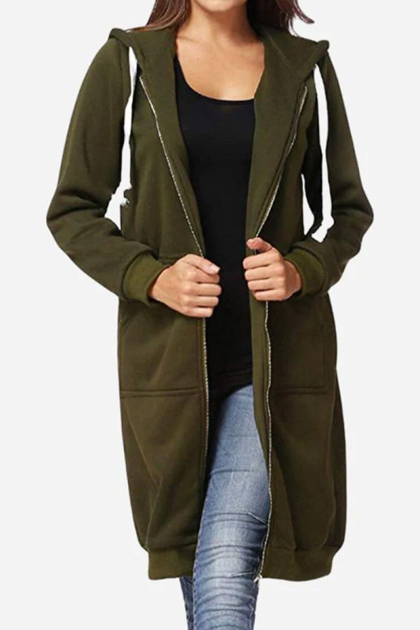 Softshell Felpa met Capuchon Lange Rits