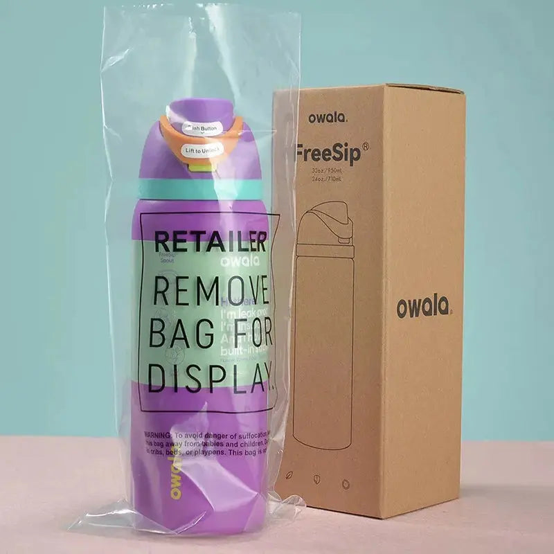 RVS Drinkfles 710ml met Geïntegreerd Rietje Handvat Dubbelwandige Isolatie 24u Koud BPA-Vrij Sport Reizen