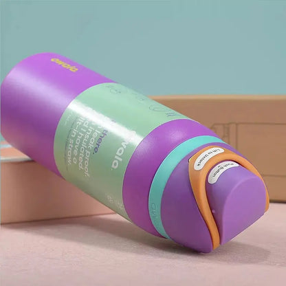 Roestvrijstalen Waterfles 710ml met FreeSip Spout – Lekvrij & 24u Koud – Ideaal voor Sport & Reizen