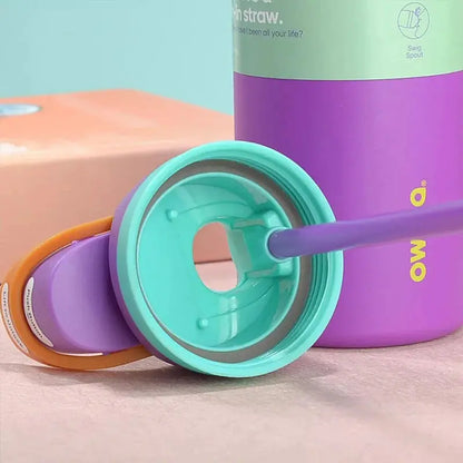 Roestvrijstalen Waterfles 710ml met FreeSip Spout – Lekvrij & 24u Koud – Ideaal voor Sport & Reizen