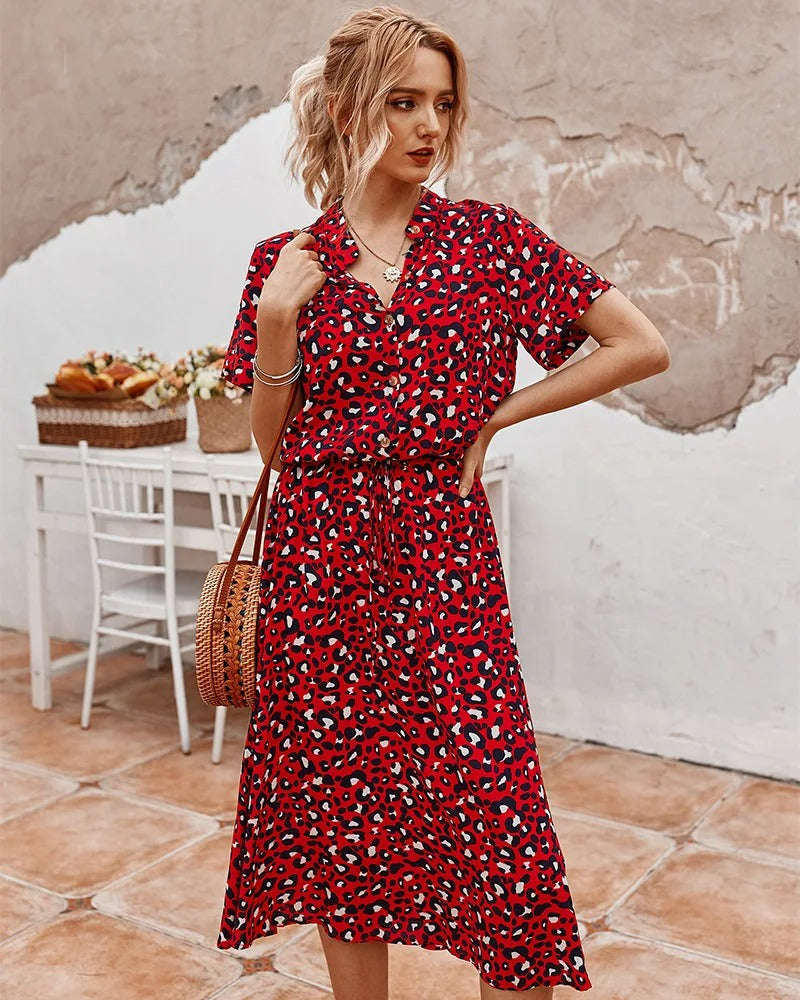 Midi Zomerjurk Luchtig en Comfortabel