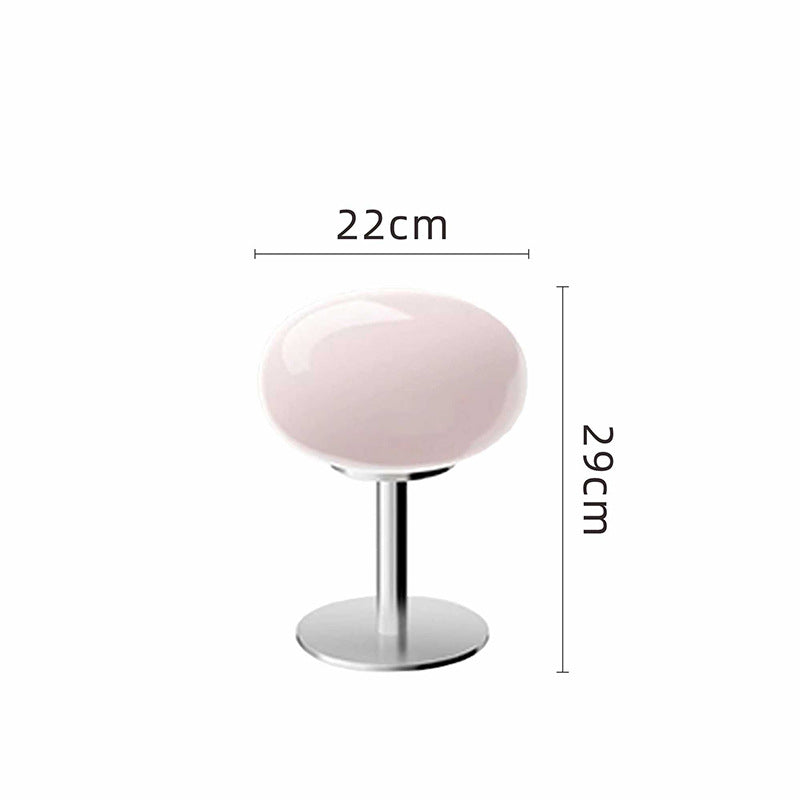 Tafellamp Glazen Ei Italiaans Designer Design LED Dimbaar Slaapkamer Woonkamer Studeerkamer Sfeerverlichting Draaiknop IJzer Glas