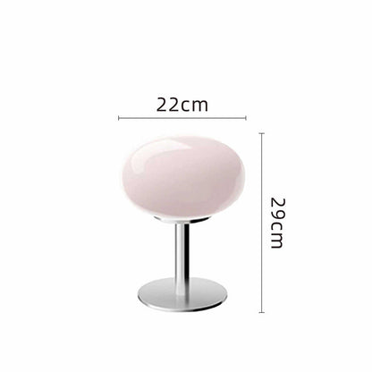 Tafellamp Glazen Ei Italiaans Designer Design LED Dimbaar Slaapkamer Woonkamer Studeerkamer Sfeerverlichting Draaiknop IJzer Glas