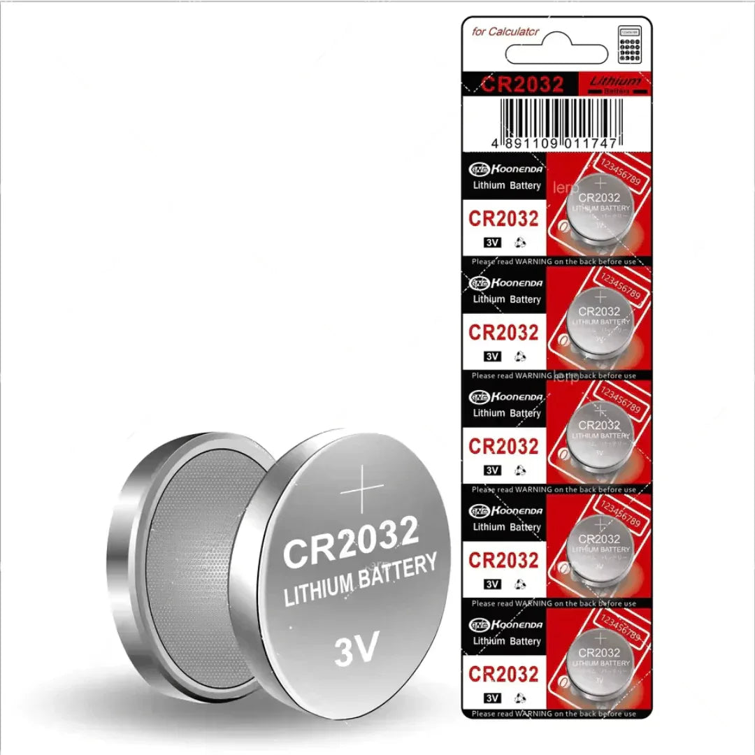 Knoopcel Batterijen CR2032 Lithium 3V voor GPS Trackers Weegschaal Afstandsbediening Horloge Apparaten